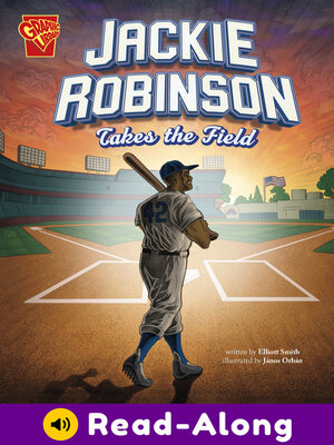 cover image of Jackie Robinson Takes the Field